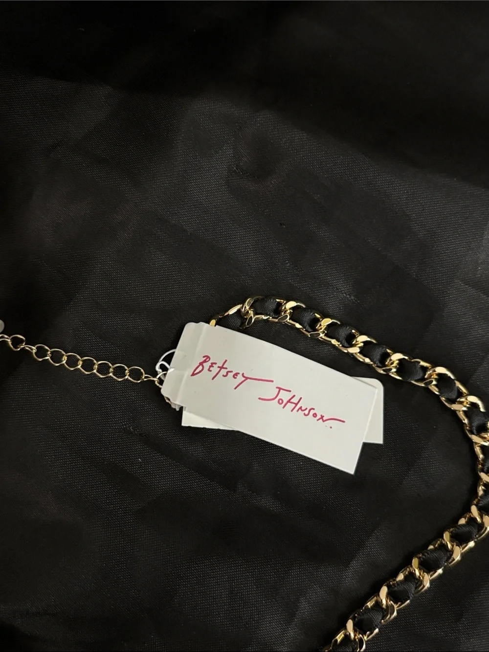 Betsey Johnson “Best in Class” Chain Necklace with Multicolor Enamel Charms - Picture 3 of 5